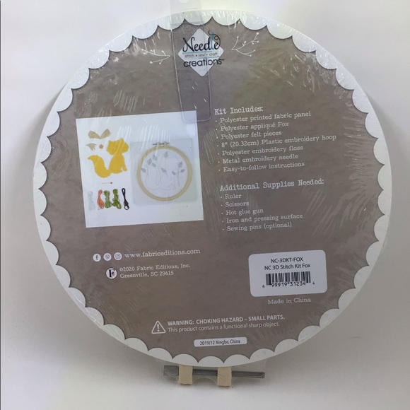 BNWT Fox 3D Stitch Kit - Picture 2 of 7